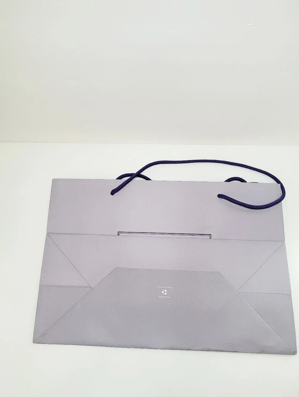 Authentic New Bergdorf Goodman Shopping Gift Bag rope handle 9 x 7.75 x 4.5